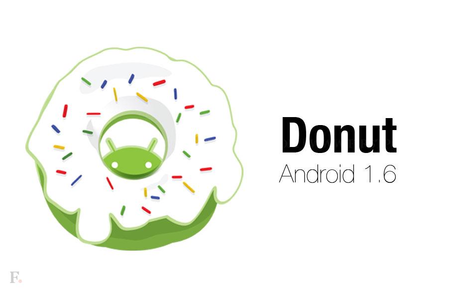 سیستم عامل اندروید نسخه 1.6 یا donut
